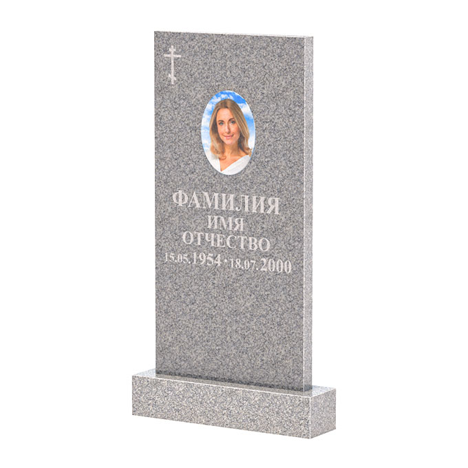 Памятники из цветного гранита в Белгороде | Памятник из Сибирского гранита прямой