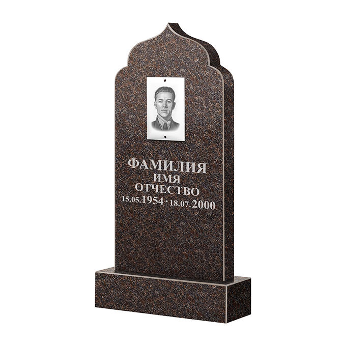 Памятники из цветного гранита в Белгороде | Памятник из гранита Елизовский ФГЦ-037