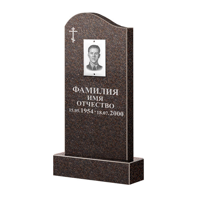 Памятники из цветного гранита в Белгороде | Памятник из гранита Елизовский ФГЦ-030