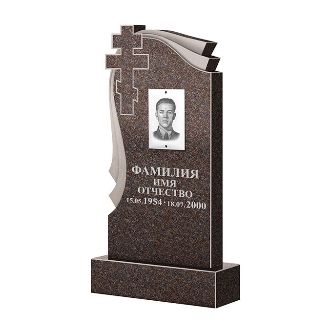 Гранитные памятники в Белгороде | Памятник из гранита Елизовский ФГЦ-081