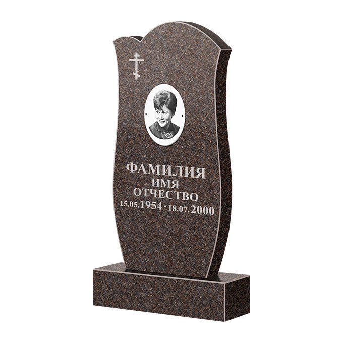 Памятники из цветного гранита в Белгороде | Памятник из гранита Елизовский ФГЦ-039