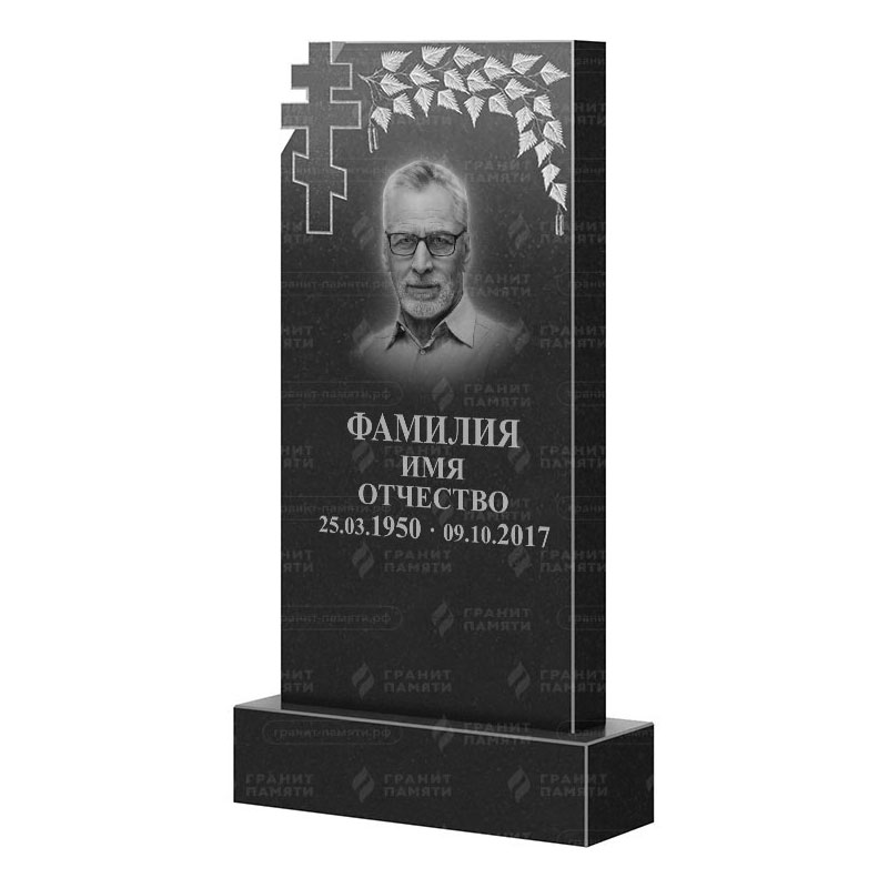 Памятники из гранита с деревом в Белгороде | Гранитный памятник ФГ-202