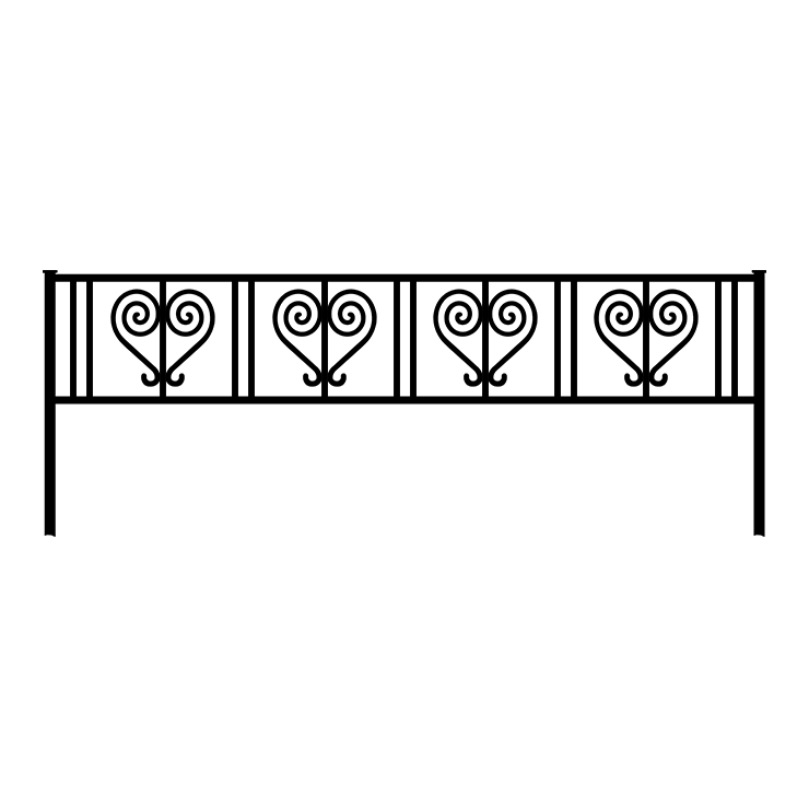 Кованые изделия в Белгороде | Кованая оградка ОГ.005