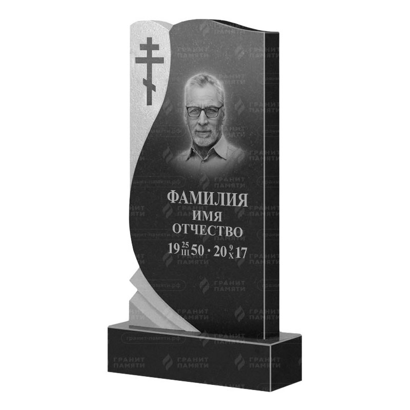 Памятники из гранита вертикальные в Белгороде | Гранитный памятник ФГ-169