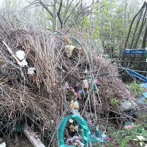 Благоустройство могил | Уборка и вывоз мусора