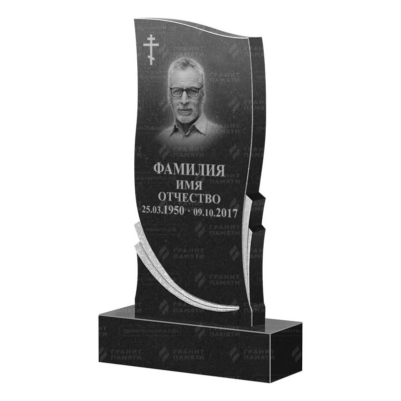 Памятники из гранита вертикальные в Белгороде | Гранитный памятник ФГ-044