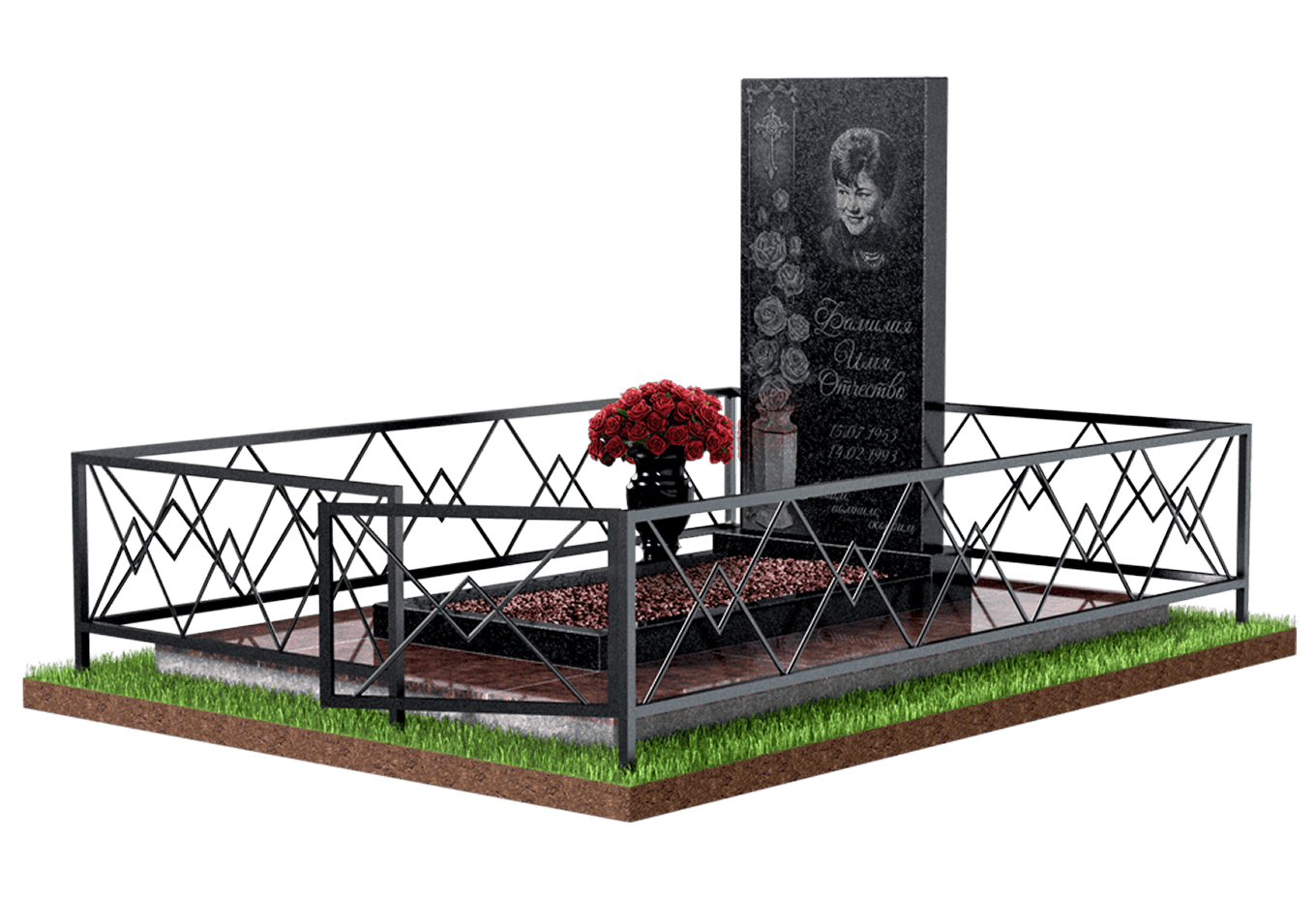 Благоустройство захоронения в Белгороде