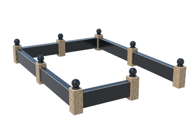 Цоколи на могилу в Белгороде | Цоколь на могилу №0036