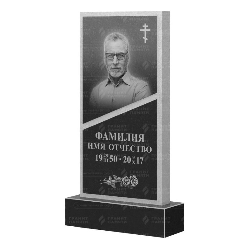 Памятники из гранита вертикальные в Белгороде | Гранитный памятник ФГ-164