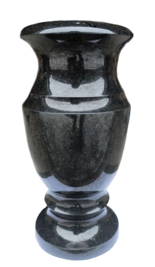 Вазы из камня в Белгороде | Ваза гранитная «Габбро 30»