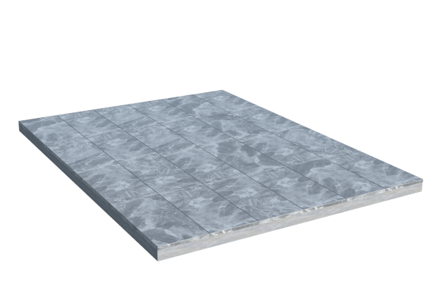 Площадки на могилу в Белгороде | Площадка с мраморной облицовкой