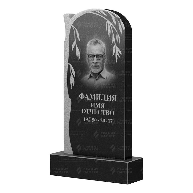 Памятники из гранита с деревом в Белгороде | Гранитный памятник ФГ-090