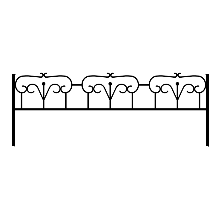 Металлические оградки, столы, скамейки в Белгороде | Оградка №2