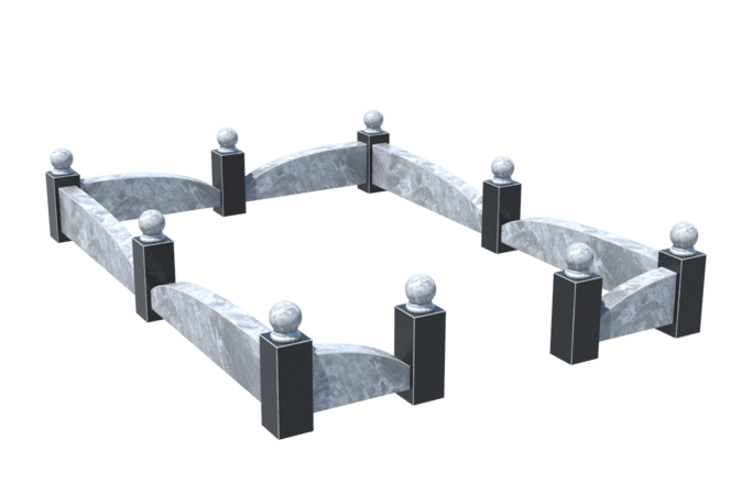 Цоколи на могилу в Белгороде | Цоколь на могилу №0040