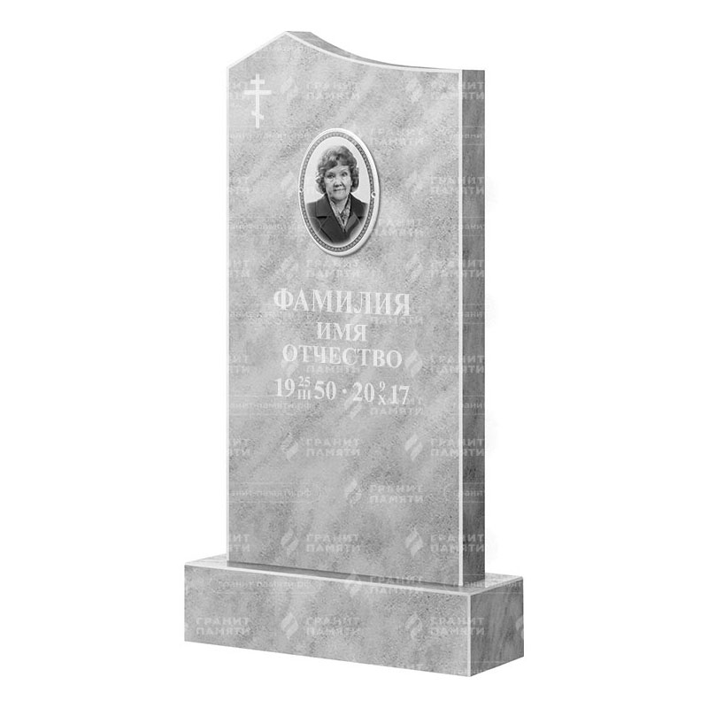 Бюджетные памятники в Белгороде | Мраморный памятник ФМ-008