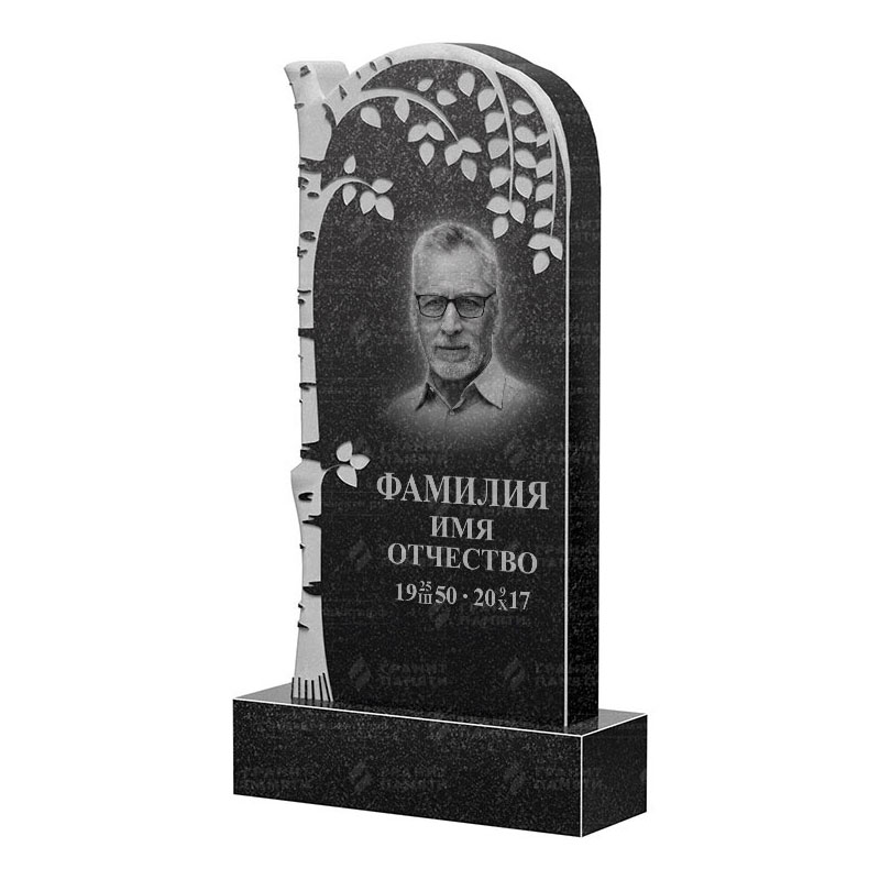 Памятники из гранита с деревом в Белгороде | Гранитный памятник ФГ-091