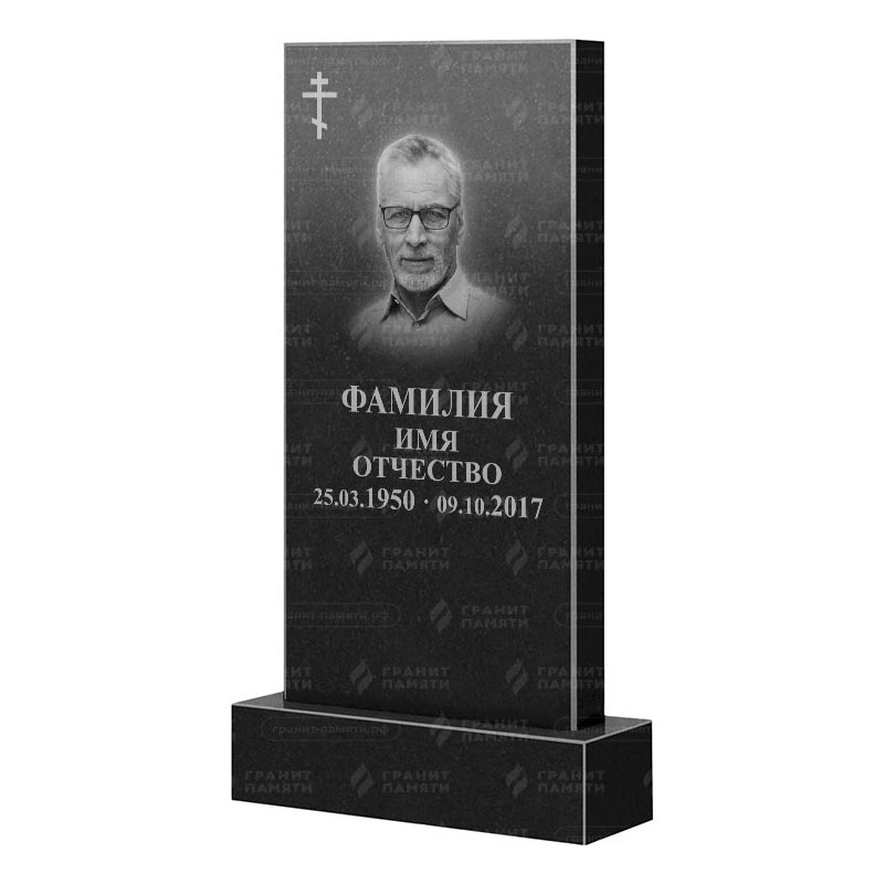 Памятники из гранита классические в Белгороде | Гранитный памятник Прямой