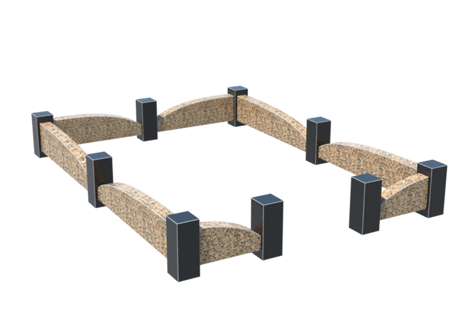 Цоколи на могилу в Белгороде | Цоколь на могилу №0046