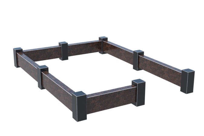 Цоколи на могилу в Белгороде | Цоколь на могилу №0033