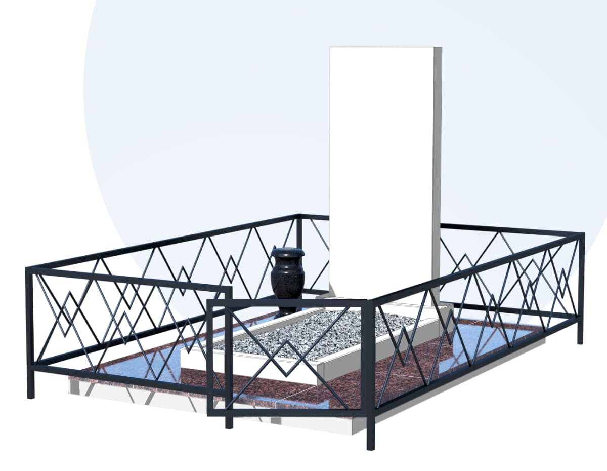 Благоустройство захоронения в Белгороде