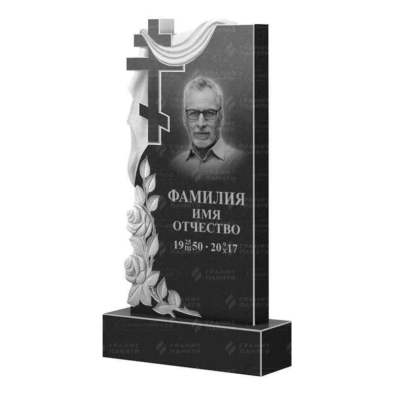 Памятники из гранита вертикальные в Белгороде | Гранитный памятник ФГ-189