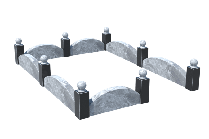 Цоколи на могилу в Белгороде | Цоколь на могилу №0003