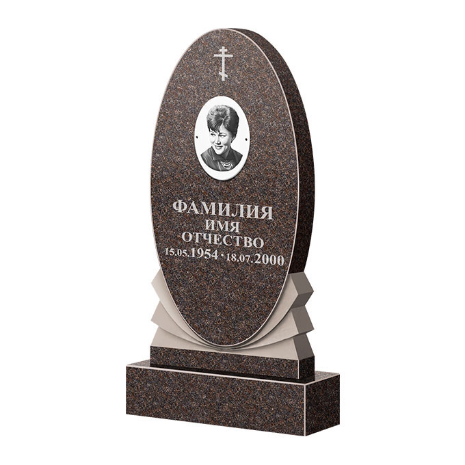 Памятники из цветного гранита в Белгороде | Памятник из гранита Елизовский ФГЦ-068