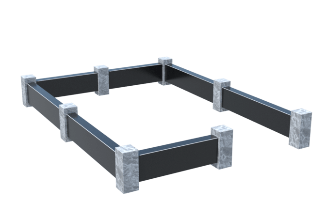 Цоколи на могилу в Белгороде | Цоколь на могилу №0032