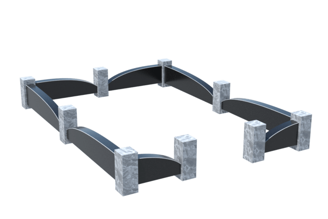 Цоколи на могилу в Белгороде | Цоколь на могилу №0041