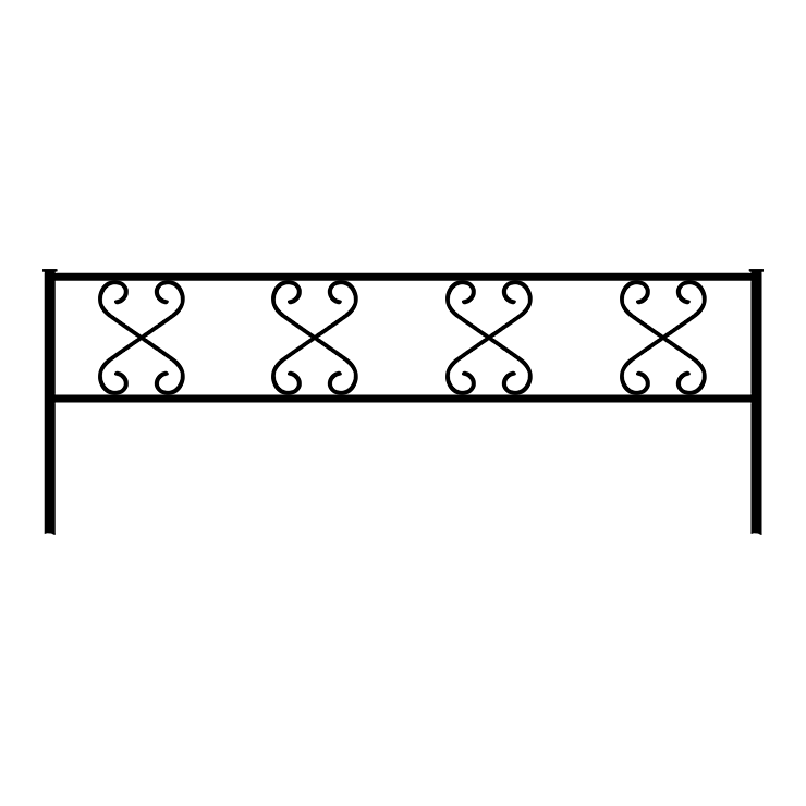 Металлические оградки, столы, скамейки в Белгороде | Оградка №1