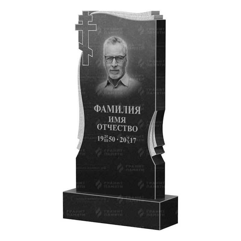 Памятники из гранита вертикальные в Белгороде | Гранитный памятник ФГ-185