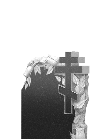 Памятники из гранита с цветами в Белгороде